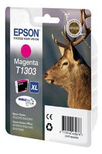 Epson E130 Druckerpatronen XL ma - Epson T1303 m, C13T13034010 für z.B. Epson Stylus SX 525 WD, Epson Stylus Office B 42 WD, Epson Stylus SX 535 WD