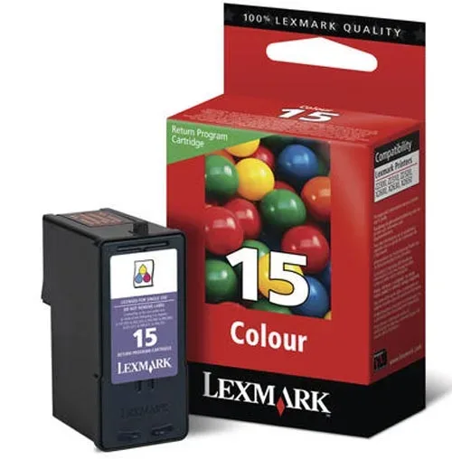 Lexmark L15A Druckerpatronen bk - Lexmark No. 15A, 18C2100E für z.B. Lexmark X 2600, Lexmark X 2620, Lexmark X 2630, Lexmark X 2650, Lexmark X 2670