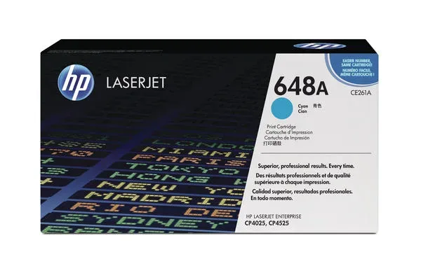 HP Toner-Modul 648A cyan CE261A Color LJ CP4025 11'000 Seiten