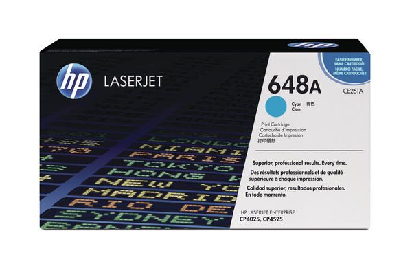 HP Toner-Modul 648A cyan CE261A Color LJ CP4025 11'000 Seiten