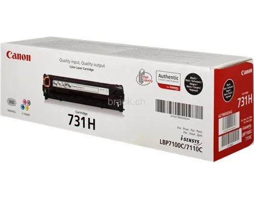 Canon H731BXLBK Toner XL bk - Canon No. 731BXLBK, 6273B002 für z.B. Canon Color ImageClass LBP -7110 cw, Canon ISensys LBP -7100 cn