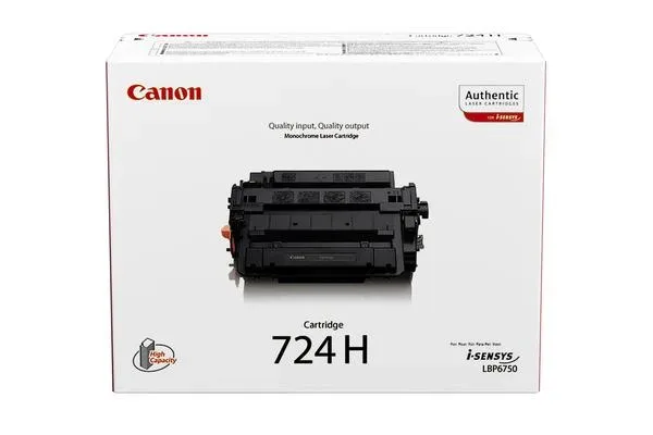 Canon H724H Toner XL bk - Canon CRG-724H, 3482B002 für z.B. Canon ISensys LBP -3580, Canon ISensys LBP -6700, Canon ISensys LBP -6750 dn
