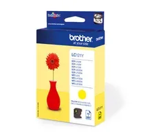 BROTHER Tintenpatrone yellow LC-121Y DCP-J132 300 Seiten
