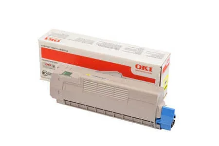 Oki O4650-75 Toner y - OKI 46507505 für z.B. OKI C 612 DN, OKI C 612 N, OKI C 612