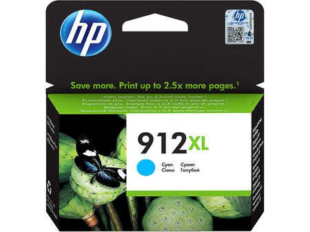 HP H912XLC Druckerpatronen XL c - HP No. 912XL C, 3YL81AE für z.B. HP OfficeJet Pro 8024, HP OfficeJet Pro 8024 e, HP OfficeJet Pro 8022