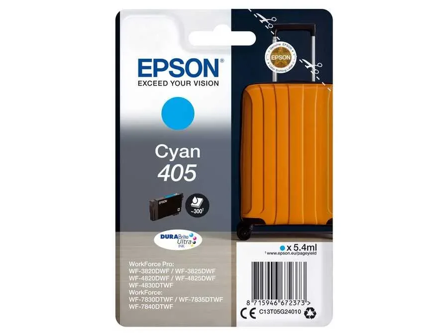 Epson E405C Druckerpatronen c - Epson No. 405C, T05G24010 für z.B. Epson WorkForce ECC 7000, Epson WorkForce Pro WF -3800