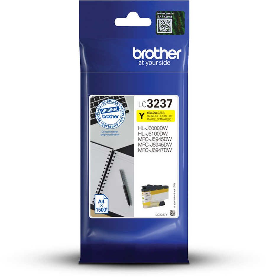 Brother B3237/3239 Druckerpatronen yellow - Brother LC3237Y für z.B. Brother MFCJ 6947 DW, Brother HLJ 6000 DW, Brother HLJ 6100 DW