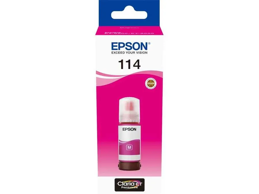 Epson E114m Druckerpatronen m - Epson No. 114 m, C13T07B340 für z.B. Epson EcoTank ET -8500, Epson EcoTank ET -8550