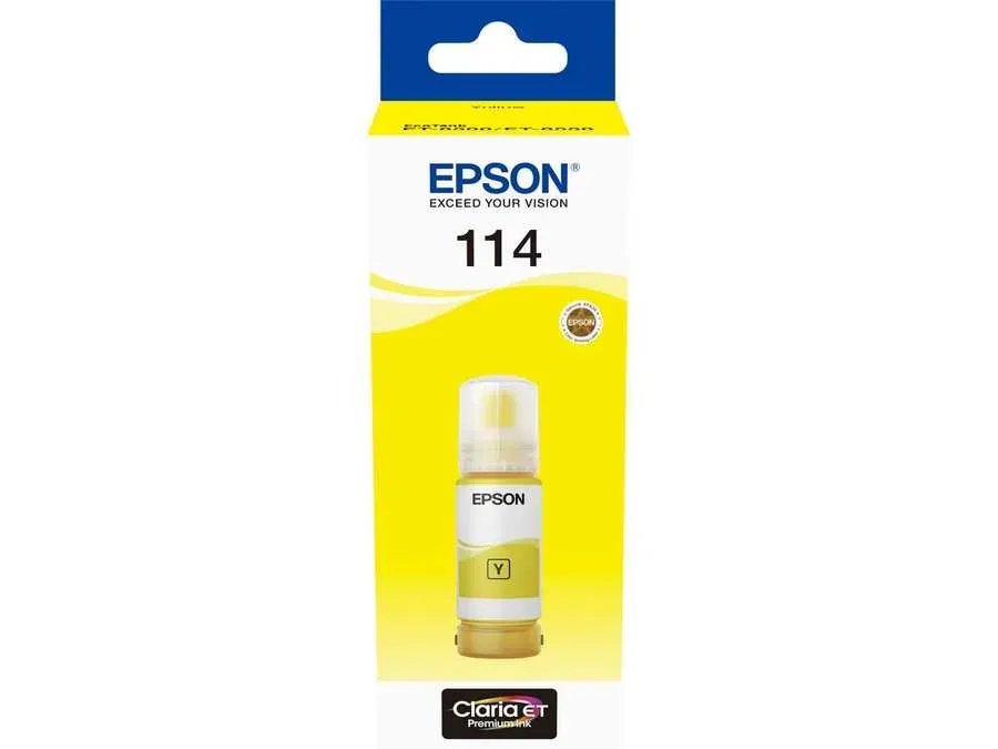 Epson E114y Druckerpatronen y - Epson No. 114 y, C13T07B440 für z.B. Epson EcoTank ET -8500, Epson EcoTank ET -8550