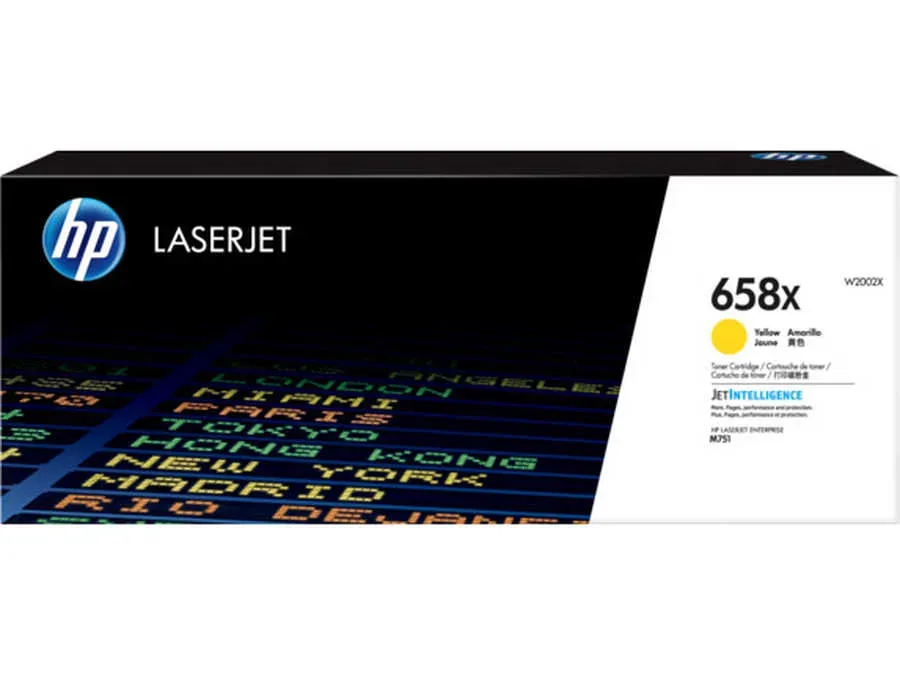 HEWLETT PACKARD - HP Toner 658X yellow W2002X CLJ Enterprise M751 28'000 S., One Size