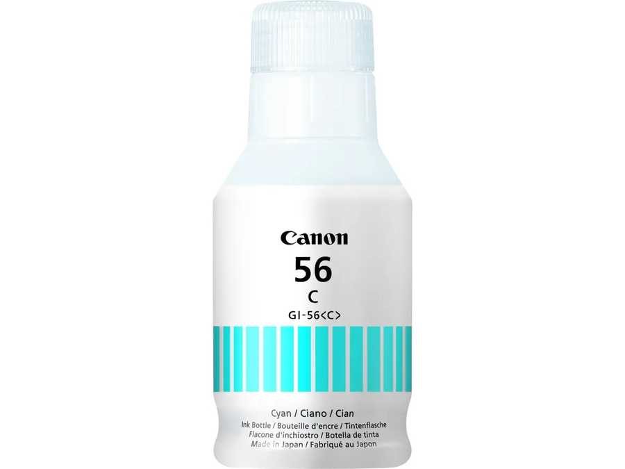 Canon C56C Druckerpatronen cyan - Canon GI-56 C, 4430C001 für z.B. Canon Maxify GX 6050, Canon Maxify GX 7050, Canon Maxify GX 7055