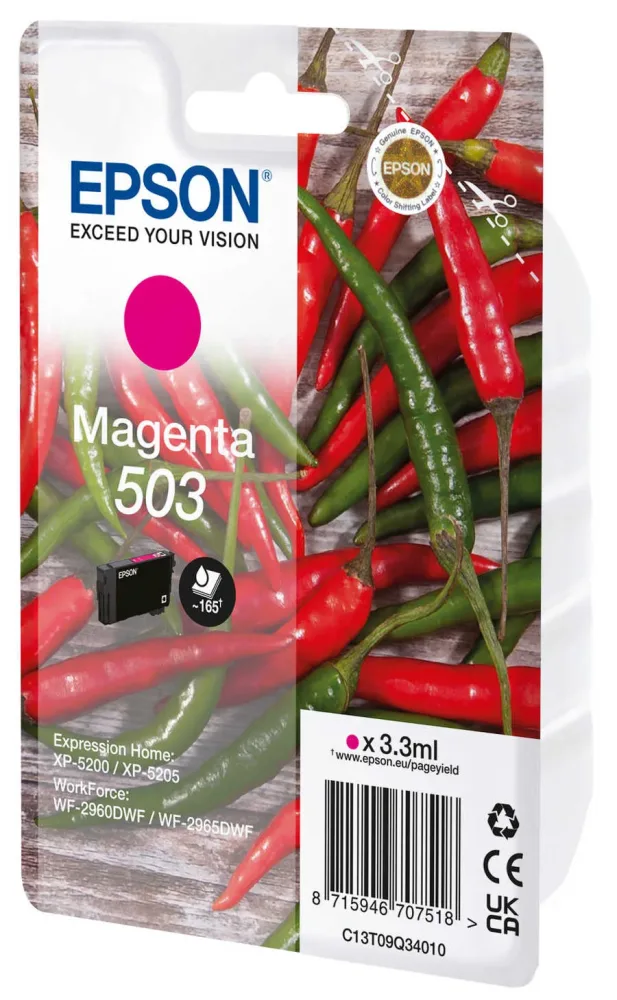 Epson E503 Druckerpatronen m - Epson No. 503, T09Q340 für z.B. Epson Expression Home XP -5200, Epson Expression Home XP -5205
