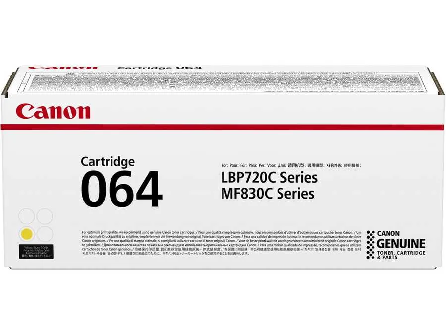 Canon H064y Toner y - Canon CRG-064 y, 4931C001 für z.B. Canon iSENSYS LBP 722 Cdw, Canon iSENSYS MF 832 Cdw, Canon iSENSYS LBP 732 Cdw