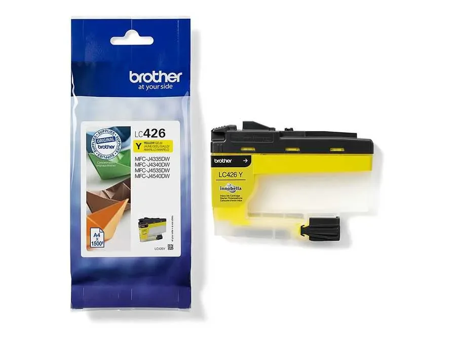 Brother B426 Druckerpatronen y - Brother LC426Y für z.B. Brother MFCJ 4335 DW, Brother MFCJ 4340 DW, Brother MFCJ 4540 DW XL, Brother MFCJ 4535 DW