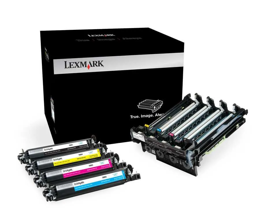 Lexmark 70C0Z50 Original Trommel Schwarz & 3 Farbig Schwarz & 3 Farbig 2 Stück