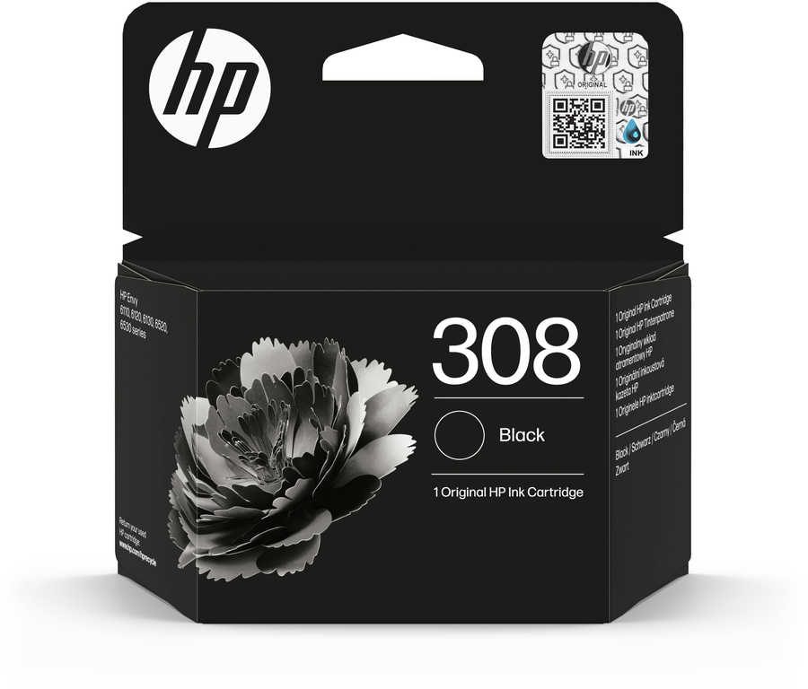 HP -  Tinte 7FP21UE 308 Schwarz, One Size