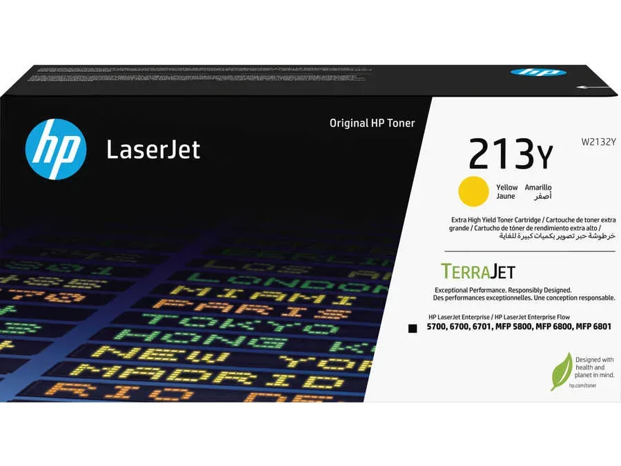 HP Toner-Modul 213Y yellow W2132Y CLJ Ent.5700/MFP5800 12'000 S.