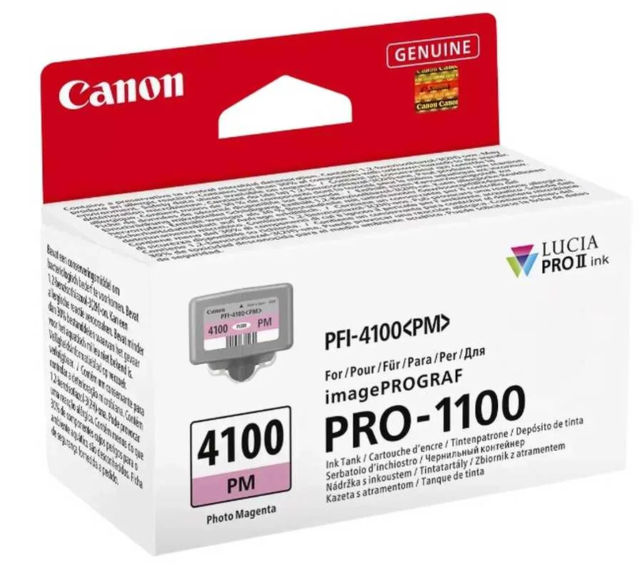 Canon C4100PM Druckerpatronen c - Canon PFI-4100PM für z.B. Canon imagePROGRAF Pro -1100, Canon imagePROGRAF Pro -1100 GB