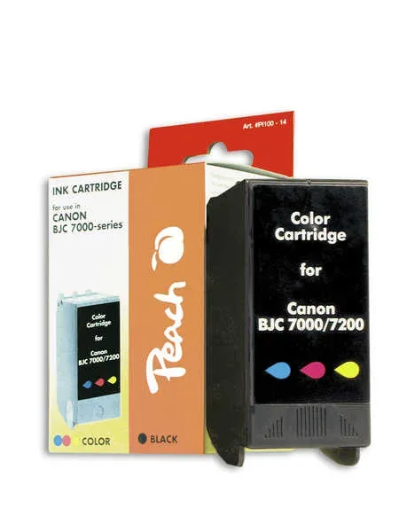 Peach C61 C Druckerpatrone col ersetzt Canon BCI-61C für z.B. Canon BJC 7000, Canon BJC 7004, Canon BJC 7100