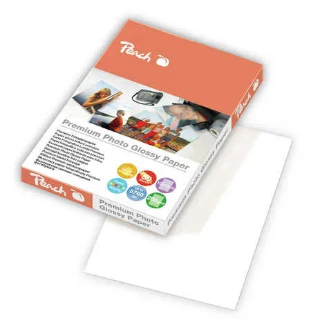 Peach Premium Photo Glossy Papier 10x15cm 260 g/m2, 50 Blatt