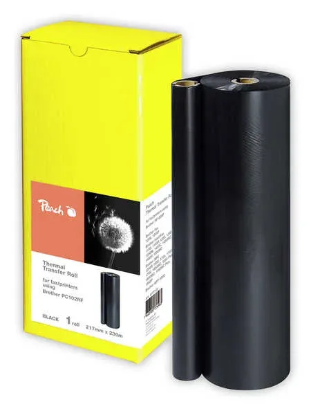 Peach Thermal Transfer Rolle ersetzt Brother PC-102RF