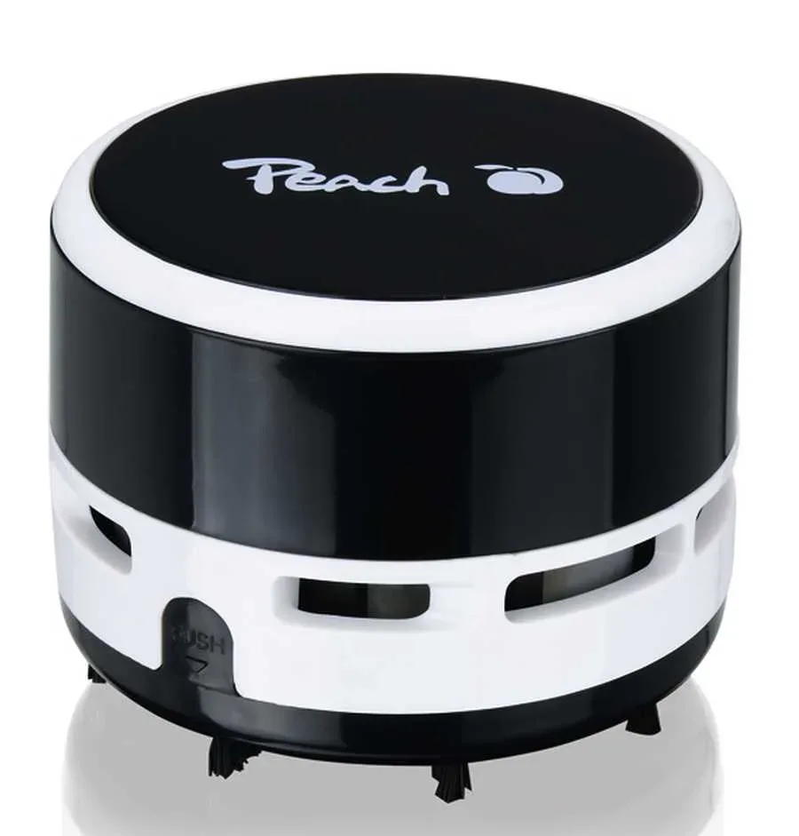 Peach Mini Tisch Staubsauger PA105 schwarz