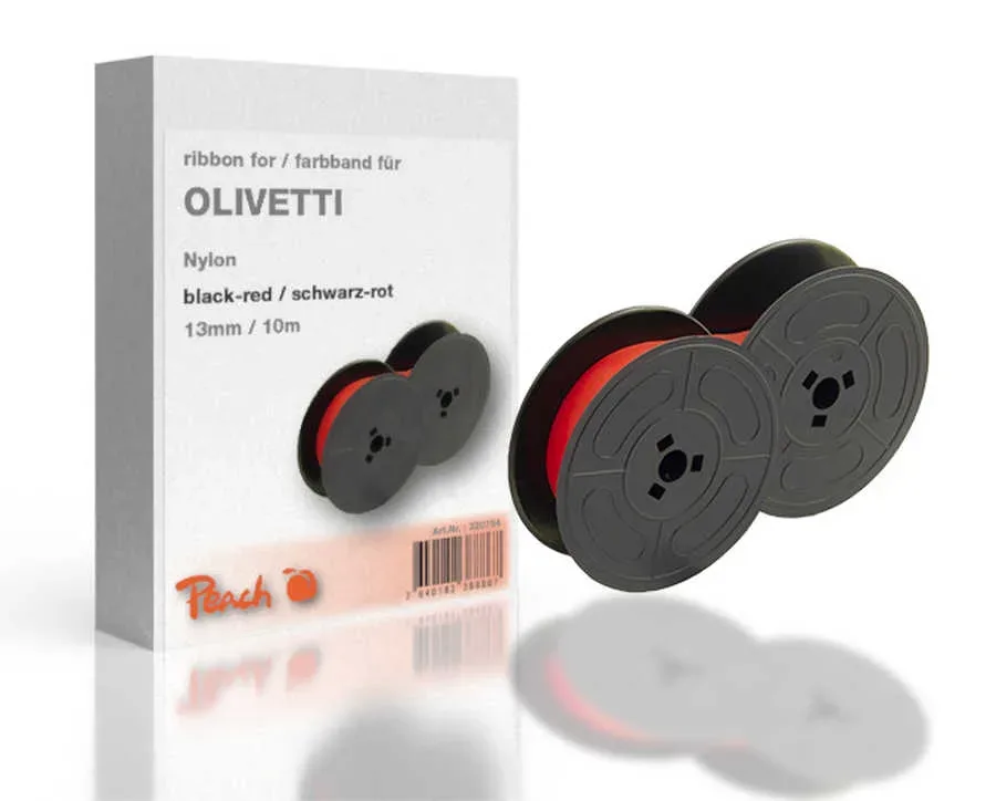 Spulenkompatibel zu Olivetti, schwarz/rote, Gr1 Olivetti