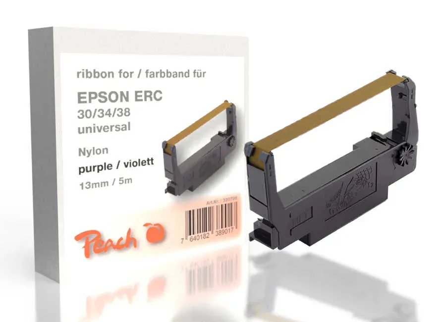Farbbandkassette kompatibel zu Epson ERC 30/34/38, violett, Gr655 Epson
