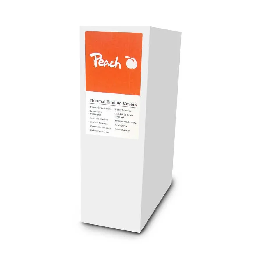 Peach Thermobindemappe weiss für je 30 Blätter A4, 100 Stk