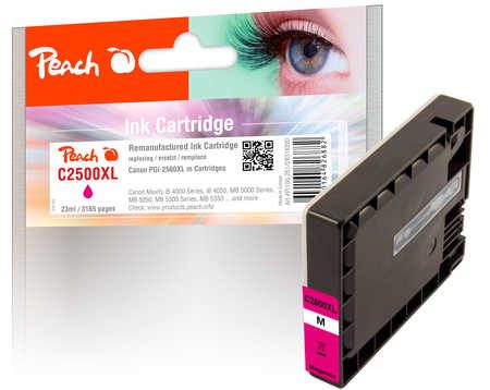 Peach C2500 XLM Druckerpatrone XL ma ersetzt Canon PGI-2500XLM, 9266B001 für z.B. Canon Maxify MB 5150, Canon Maxify MB 5450, Canon Maxify iB 4000