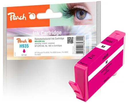Peach HP 935 m Druckerpatrone ma ersetzt HP No. 935 m, C2P21A für z.B. HP OfficeJet Pro 6230, HP OfficeJet Pro 6830, HP OfficeJet 6815