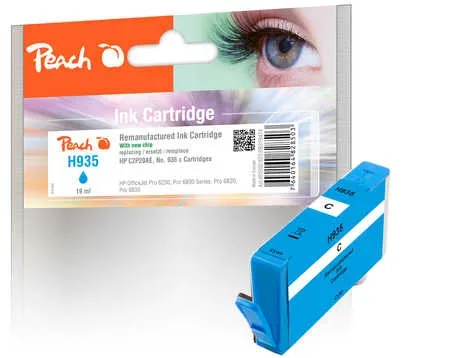 Peach HP 935 c Druckerpatrone cy ersetzt HP No. 935 c, C2P20A für z.B. HP OfficeJet Pro 6230, HP OfficeJet Pro 6830, HP OfficeJet 6815