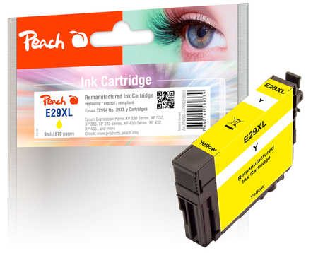 Peach E29 Druckerpatrone XL ye ersetzt Epson T2994, No. 29XL y, C13T29944020 für z.B. Epson Expression Home XP -235, Epson Expression Home XP -330