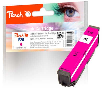 Peach Tintenpatrone magenta kompatibel zu Epson No. 26 m, T2613