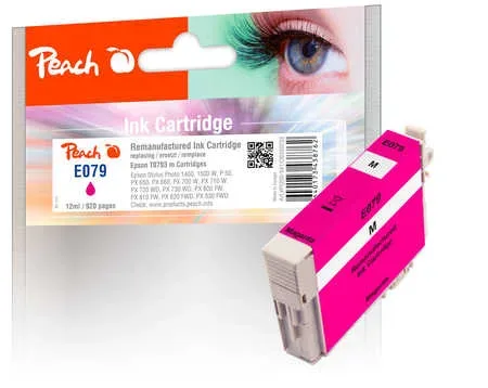 Peach E793 M Druckerpatrone XL ma ersetzt Epson T0793M, C13T07934010 für z.B. Epson Stylus Photo PX 730 WD, Epson Stylus Photo PX 710 W