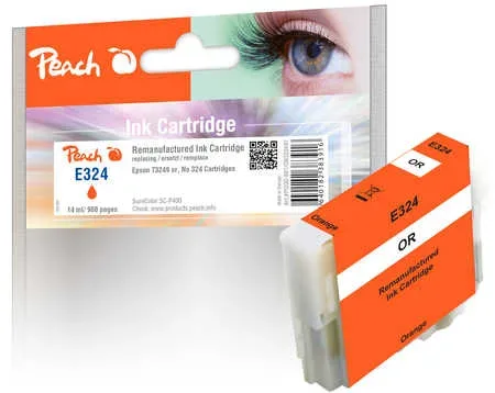 Peach E324 Druckerpatrone orange or ersetzt Epson T3249O, C13T32494010 für z.B. Epson SureColor SCP 400