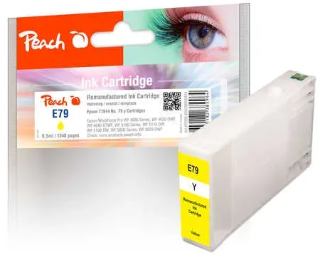 Peach E79 y Druckerpatrone ye ersetzt Epson No. 79 y, C13T79144010 für z.B. Epson WorkForce Pro WF -4600, Epson WorkForce Pro WF -4630 DWF