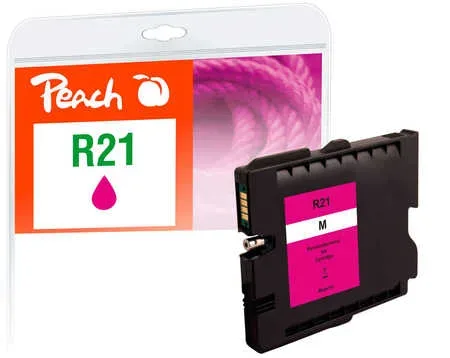 Peach R21 Druckerpatrone ma ersetzt Ricoh GC21M, 405534 für z.B. Ricoh Aficio GX 2500, Ricoh Aficio GX 3000, Ricoh Aficio GX 3000 s