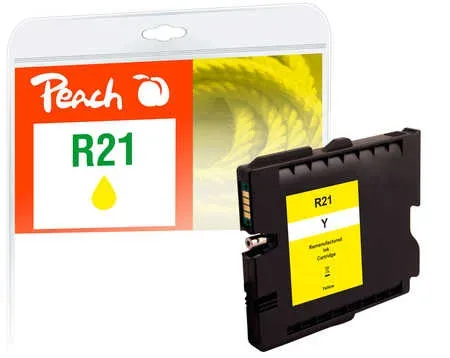Peach R21 Druckerpatrone ye ersetzt Ricoh GC21Y, 405535 für z.B. Ricoh Aficio GX 2500, Ricoh Aficio GX 3000, Ricoh Aficio GX 3000 s