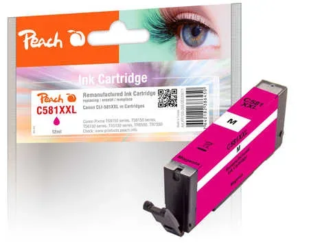 Peach C581 XXLM Druckerpatrone XXL ma ersetzt Canon CLI-581XXLM, 1996C001 für z.B. Canon Pixma TS 8350, Canon Pixma TS 6351 a, Canon Pixma TR 8550