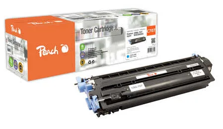 Peach C707 C Toner cy ersetzt Canon CRG-707C, 9423A004  für z.B. Canon ISensys LBP -5000, Canon ISensys LBP -5100, Canon Lasershot LBP -5000