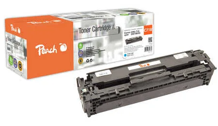 Peach HP 718 C Toner cy ersetzt Canon No. 718C, 2661B002 für z.B. Canon ISensys MF 724 Cdw, Canon ISensys LBP -7200, Canon ISensys LBP -7200 c