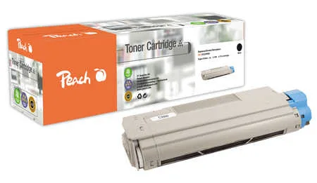 Peach O4332/36/38 Toner bk ersetzt OKI 43324408 für z.B. OKI C 5600, OKI C 5600 DN, OKI C 5600 N, OKI C 5700, OKI C 5700 DN, OKI C 5700 N