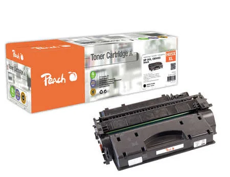 Peach HP 05 XBK Toner XL bk ersetzt HP No. 05X BK, CE505X XL für z.B. HP LaserJet P 2050, HP LaserJet P 2053 D, HP LaserJet P 2053 DN