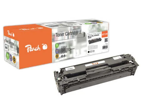 Peach HP 312 ABK Toner bk ersetzt HP No. 312A BK, CF380A für z.B. HP Color LaserJet Pro MFP M 476 dn, HP Color LaserJet Pro MFP M 476 dw