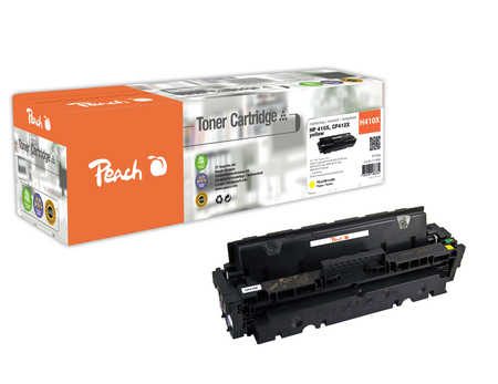 Peach Tonermodul gelb kompatibel zu HP 410X, CF412X