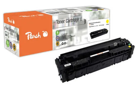 Peach HP 201 XY Toner XL ye ersetzt HP No. 201X Y, CF402X für z.B. HP Color LaserJet Pro MFP M 277 dw, HP Color LaserJet Pro M 252 dw