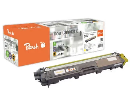 Peach B242 Y Toner ye ersetzt Brother TN-242Y für z.B. Brother DCP -9022 CDW, Brother HL -3142 CW, Brother HL -3152 CDW, Brother HL -3172 CDW