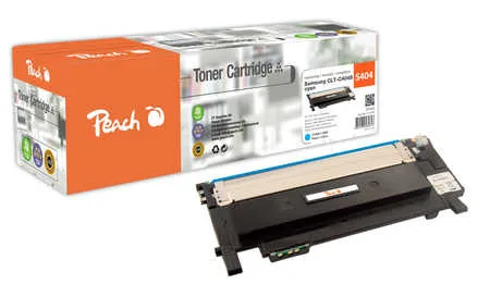 Peach S404 Toner cy ersetzt Samsung CLT-C404S, ST966A für z.B. Samsung Xpress C 430, Samsung Xpress C 480 FN, Samsung Xpress SLC 430