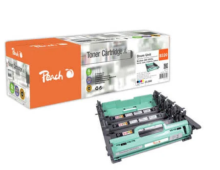 Peach B320 CL Trommeleinheiten col ersetzt Brother DR-320CL für z.B. Brother DCP -9055 CDN, Brother DCP -9270 CDN, Brother HL -4100, Brother HL -4500